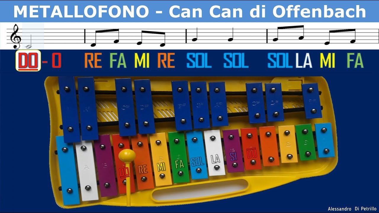 Metallofono - Can Can di Offenbach