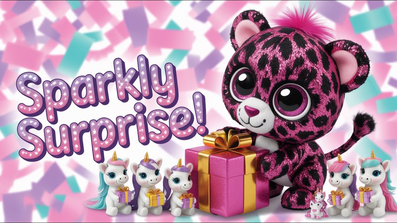 🎉BIRTHDAY HAUL PARTY!🎁🦄Pretty Leopard Beanie Boo Hosts  a Magical UNICORN Haul!💖🐆✨