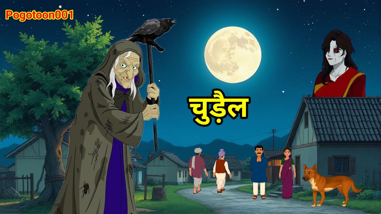 जली हुई चुड़ैल का बदला | गाँव में लौट आई जलती आत्मा | Horror Story in Hindi#bhutiya #horror 