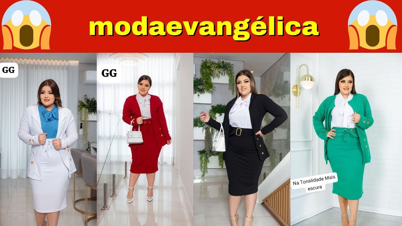 conjunto blazer e saia  moda evangelica direto de fábrica