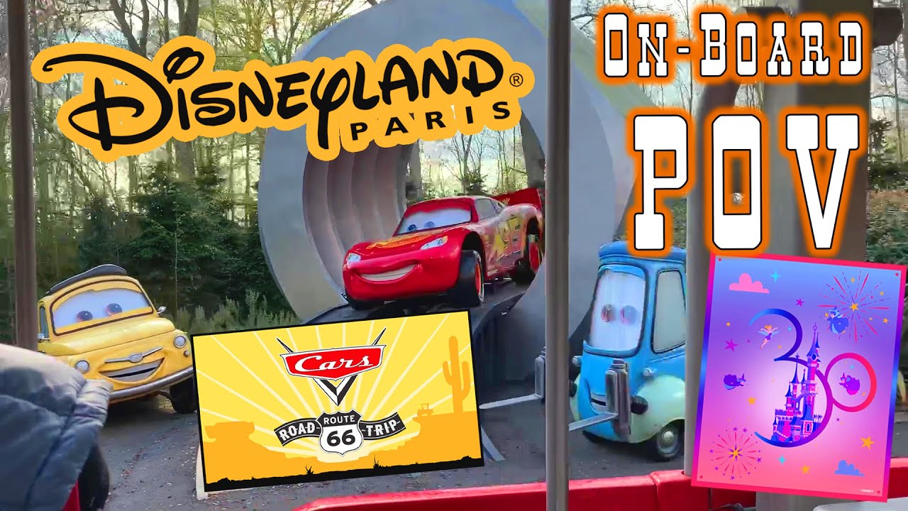 Cars Road Trip, Disneyland Paris Studios - On board POV