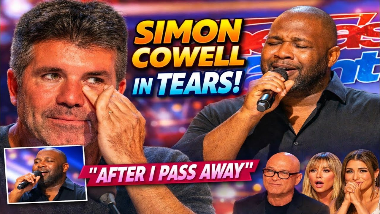 Simon Cowell Breaks Down in Tears After Emotional Song on America’s Got Talent | Michael Bennett 