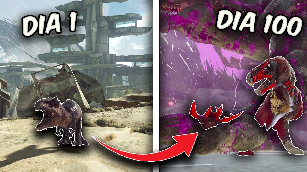 ARK mas eu SOBREVIVI 100 DIAS só com UM GIGA