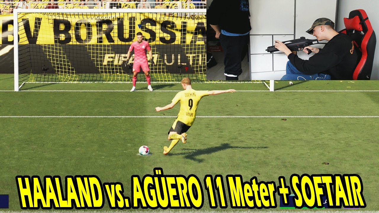 FIFA 21: Kranke SOFTAIR Strafe in HAALAND vs. AGÜERO 11 Meter schoeßen vs. Bruder! - Ultimate Team