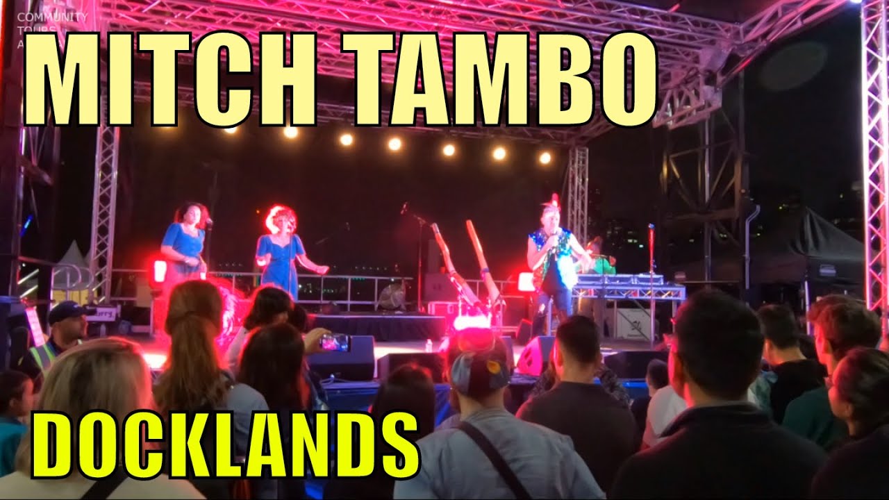 MITCH TAMBO AT AUSTRALIA DAY MELBOURNE DOCKLANDS 2020