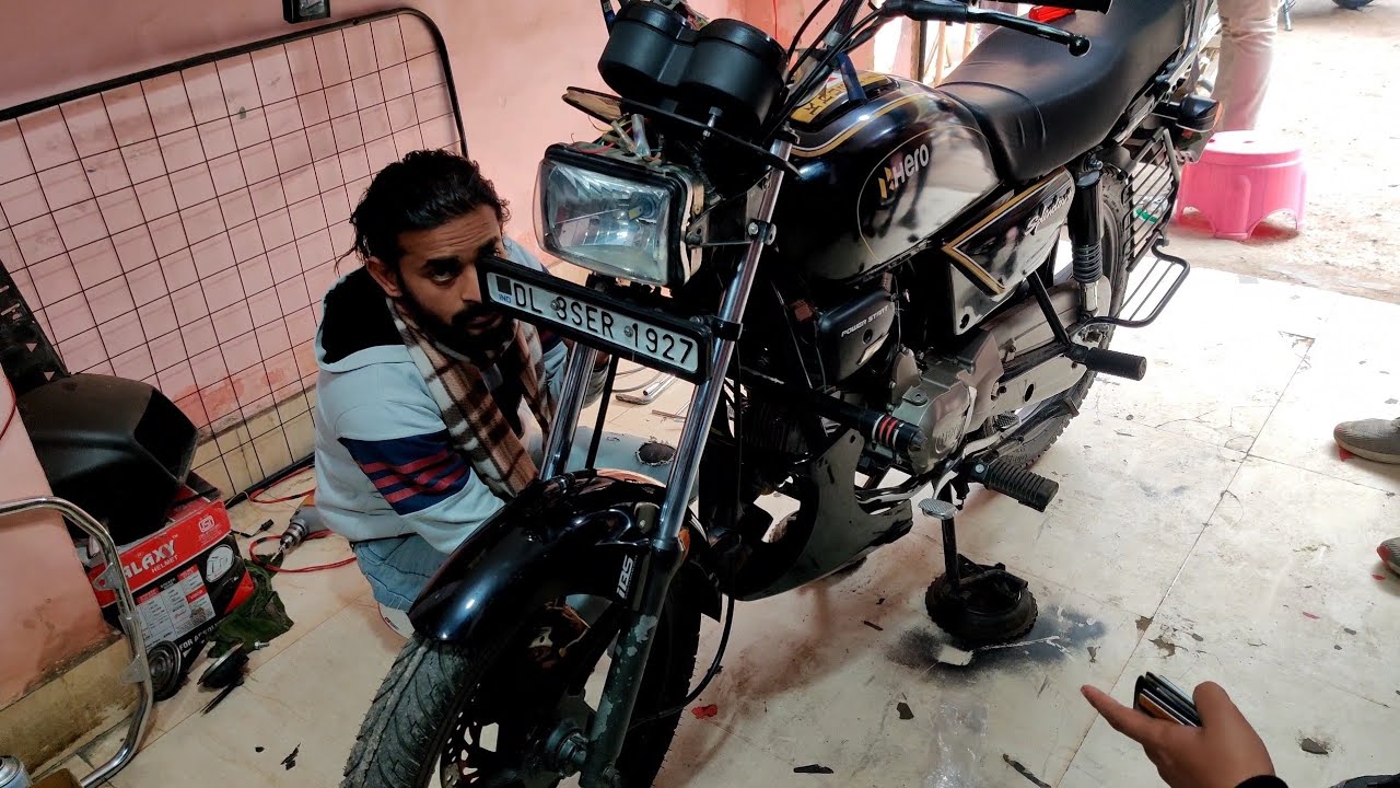 Aaj toh Naya off road handlebar laga diya 😘 | hero Splendor bs6 2.O Kerala modification