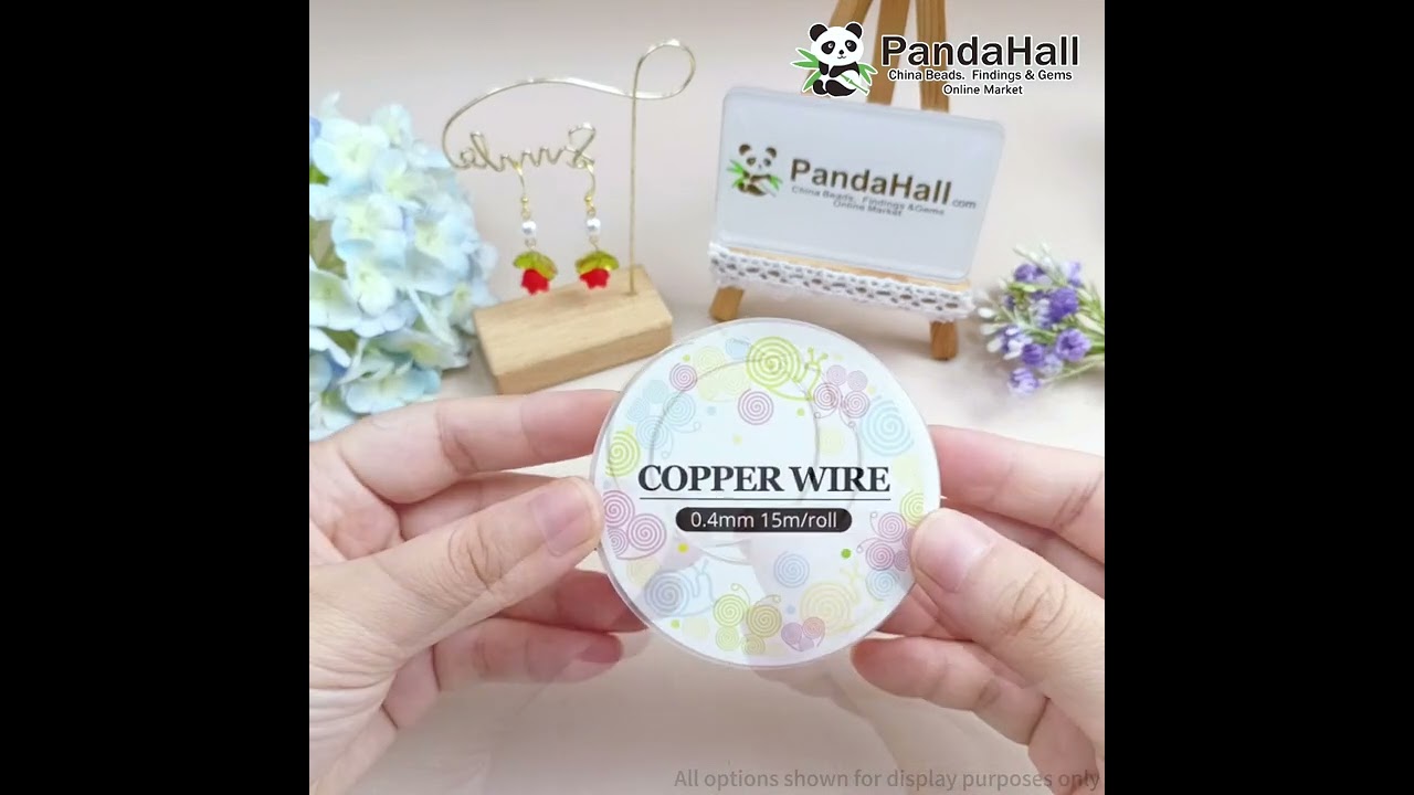 Wire Wrapped Gemstone Chip Beads Earrings  