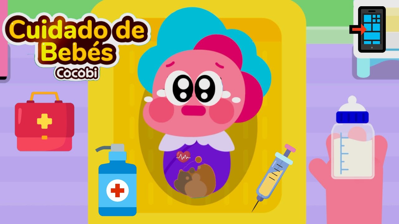 📲 CUIDADO de BEBÉS CÓCÓBI 🌈 APP en ESPAÑOL Videojuegos para Kids