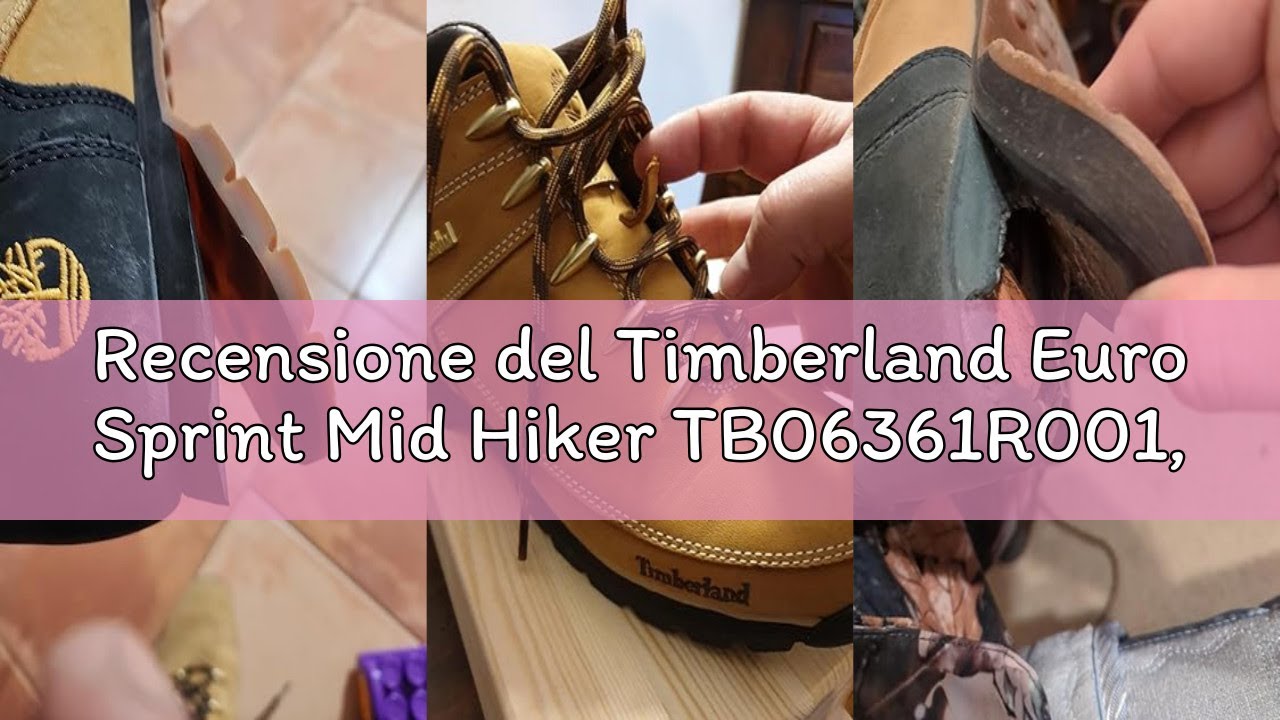 Recensione del Timberland Euro Sprint Mid Hiker TB06361R001, Stivali