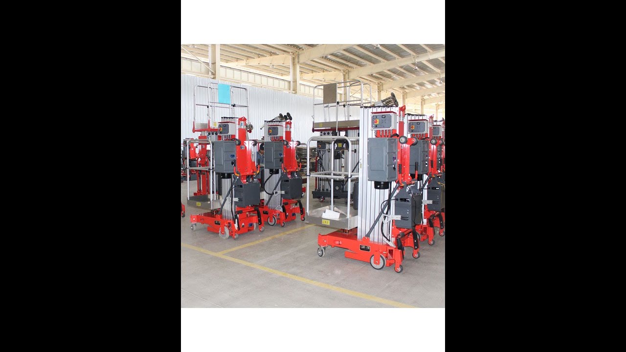 FUTLIFT Single Mast Aluminum Lift Operation