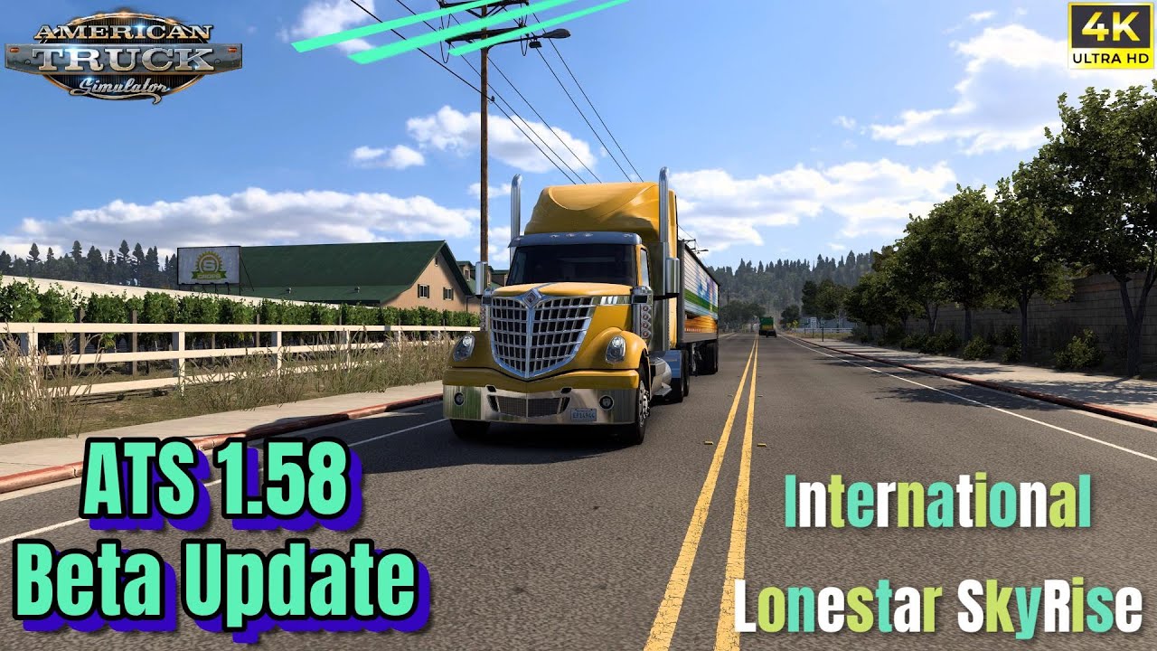 International LoneStar Skyrise American Truck Stimulator #ats #atsgameplay #internationaltrucks