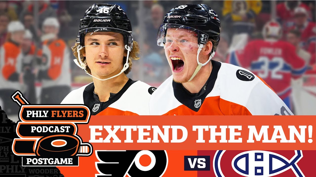 Michkov&rsquo;s thievery, Zegras&rsquo; 14th goal give Flyers WIN in Montreal | PHLY Flyers Postgame