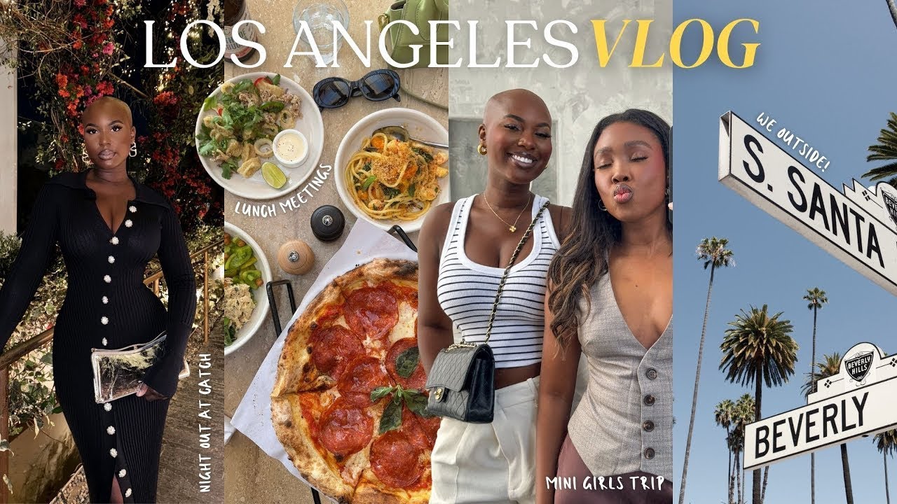 LA VLOG 🌴☀️ | MINI GIRLS TRIP, AESTHETIC CAFES, BEVERLY HILLS SHOPPING, DINNER W/ FRIENDS AND MORE!