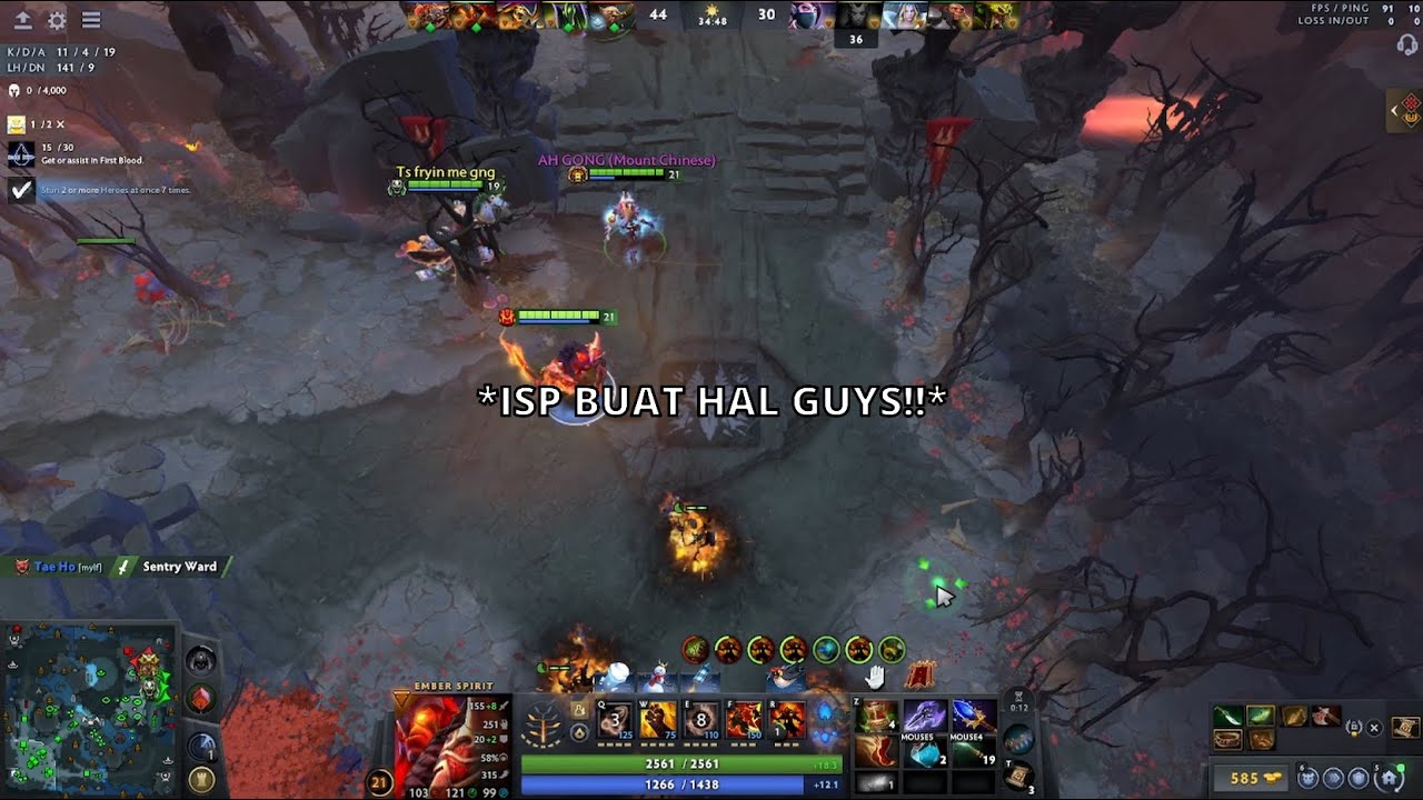 We love 1 hour dota: ISP make the game 1 hour