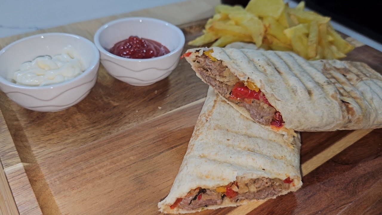 мясистый ролл фахита (рецепт в описании) #фахита #обертывание #вкусно #практичный #рецепт #recipe