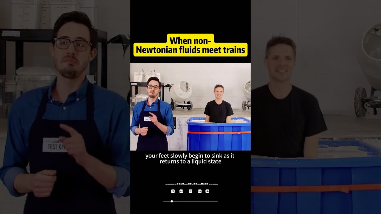 Когда неньютоновские жидкости сталкиваются с поездами #знание #наука
