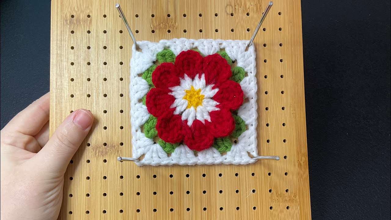 Tutorial a crochet: granny square de flor