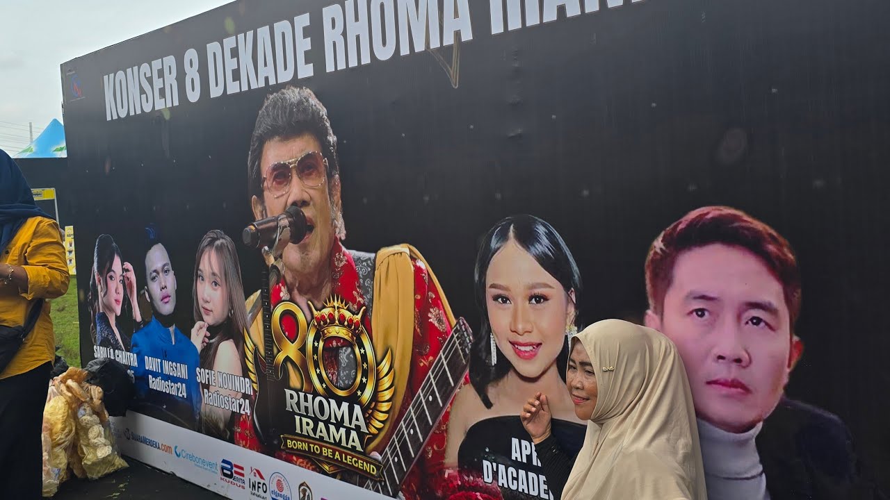 MENUJU APRIL DA 7 KONSER BERSAMA RHOMA IRAMA DI STADION RANGGAJATI SUMBER CIREBON