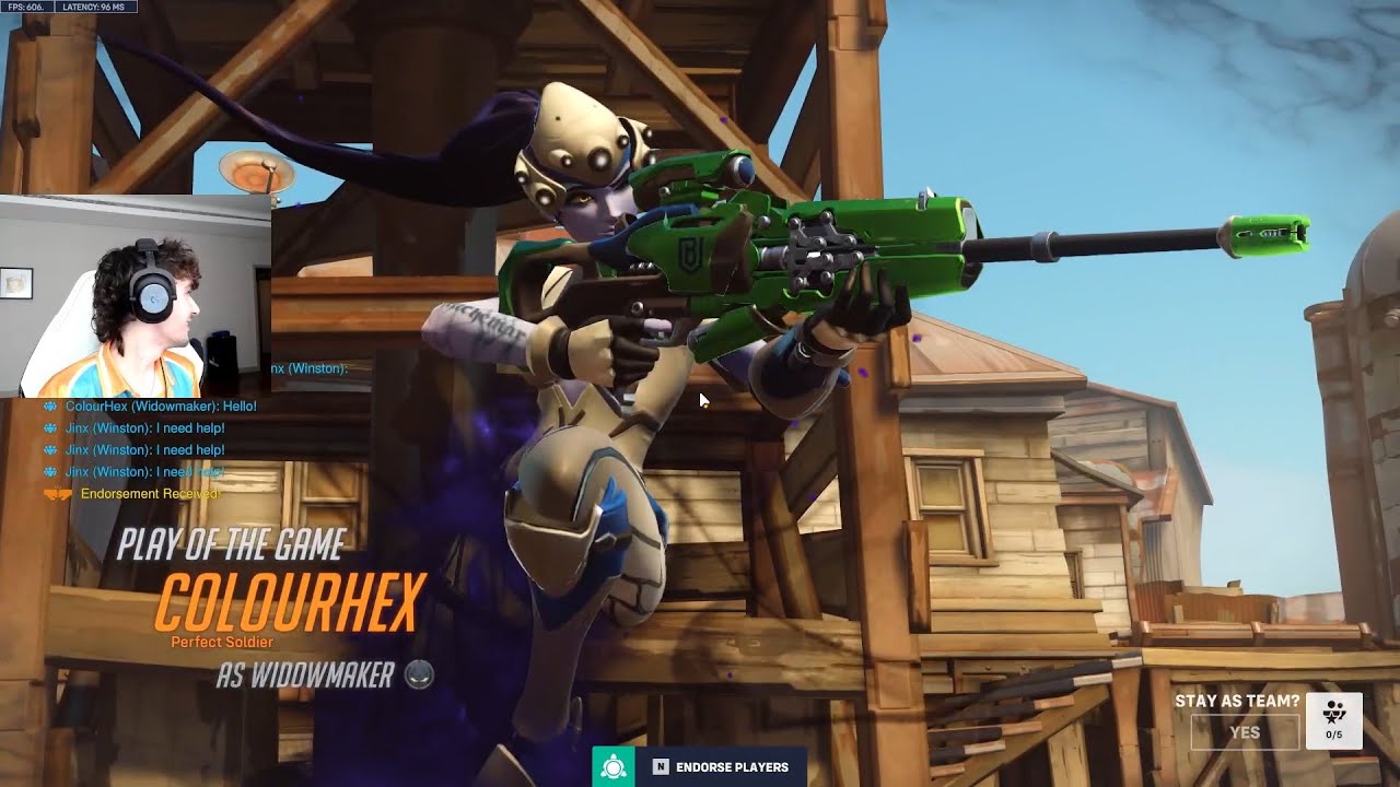 POTG! COLOURHEX DOMINATE COMPETITIVE AS WIDOWMAKER -  OVERWATCH 2 SEASON 17