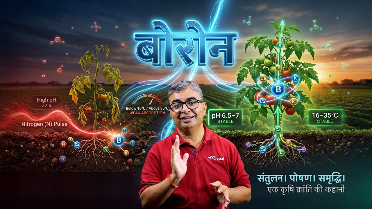 Boron Nutrient का पूरा सच! | Boron Deficiency |  Soil pH & Boron Availability | बोरोन | AgroStar