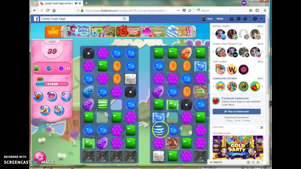 Candy Crush Level 2000 FREE BOOSTER EXPLOIT Talkthrough NOTE!!! This no longer works!