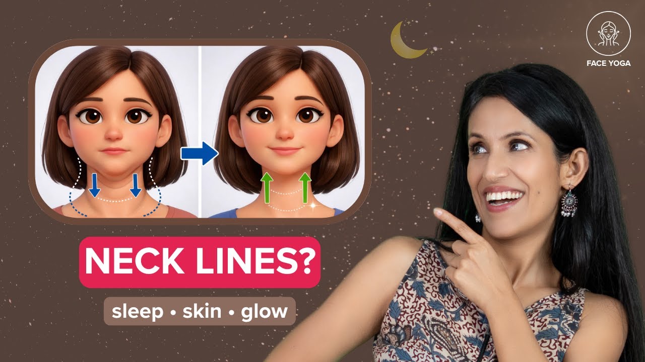 How to Reduce Neck Lines Naturally | Neck Tightening Massage Routine