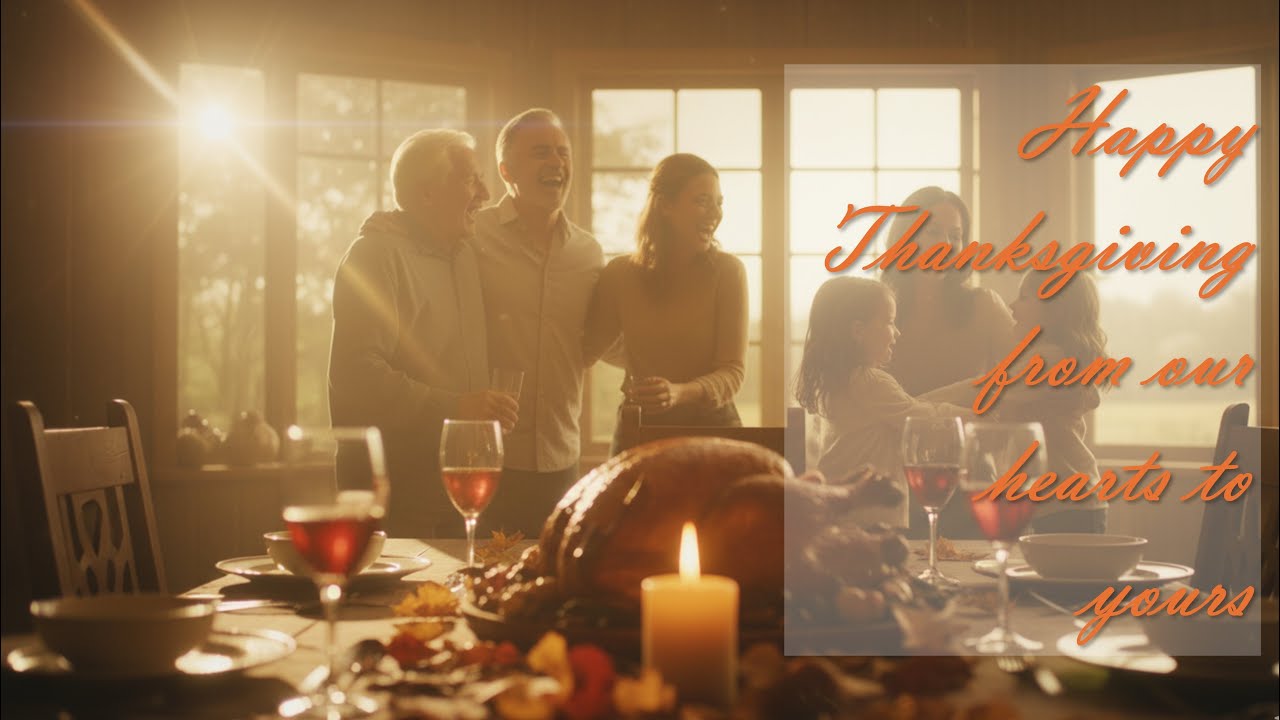 A Beautiful Thanksgiving Greeting 🍂 | I'm Thankful You're Here!