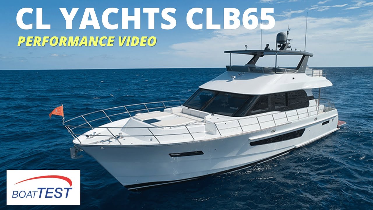 Видео о производительности CLYachts CLB65 (2023) от Boattest.com