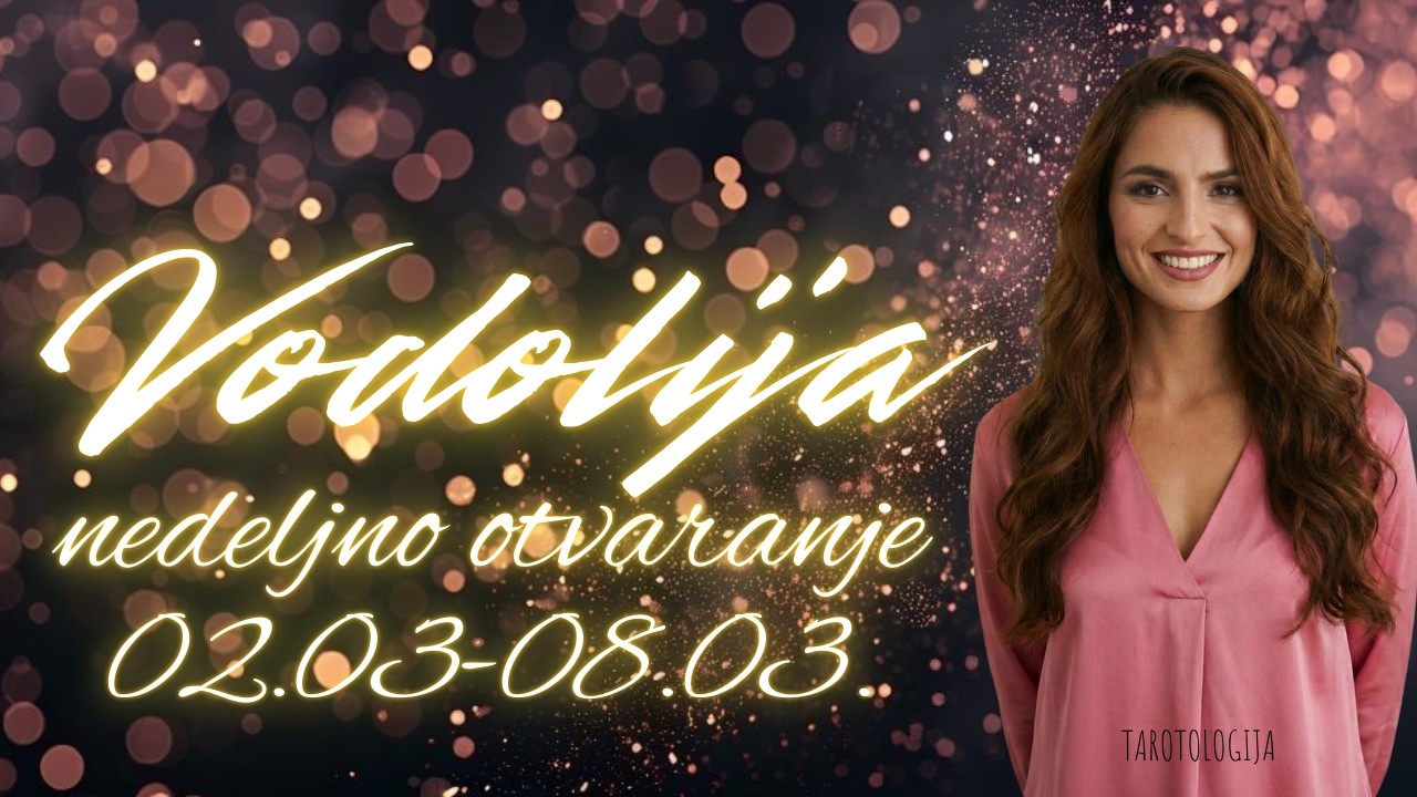VODOLIJA Ne pristajte na mrvice, vi ste čisto zlato!🥂  nedeljno tarot citanje 02.03- 08.03.