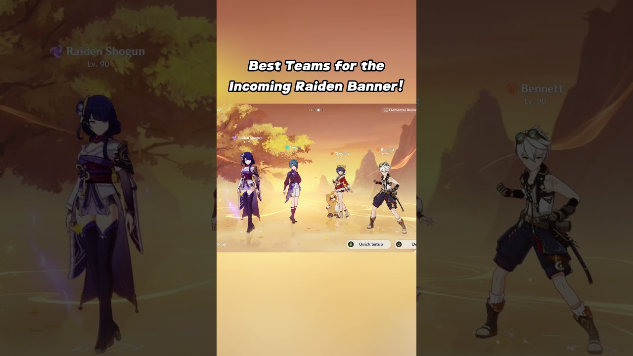 best teams for incoming raiden shogun #genshinnow #genshin #genshinimpact #raidenshogun