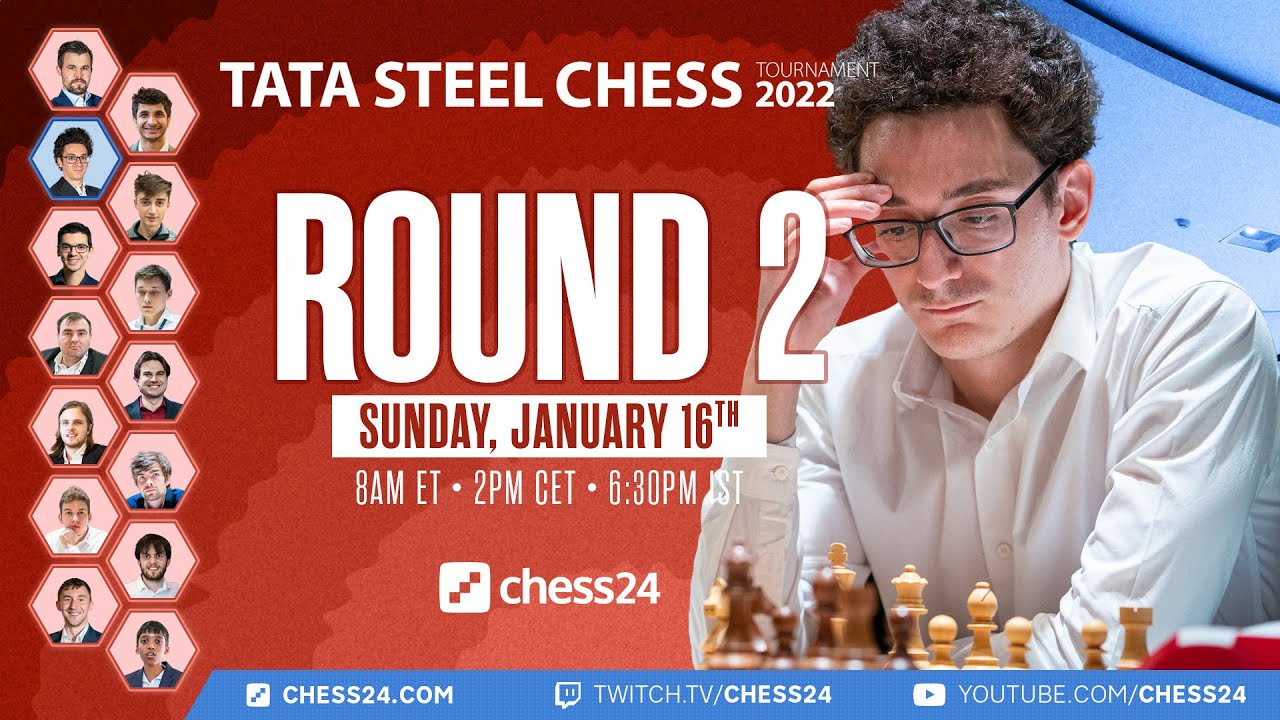 Tata Steel Chess 2022 | Round 2 | Jan Gustafsson & Peter Svidler