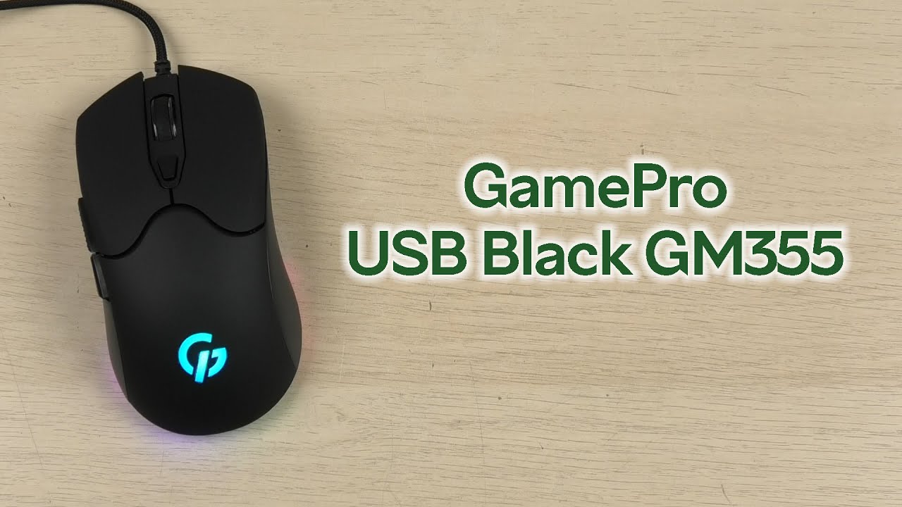 Розпаковка GamePro USB Black (GM355)