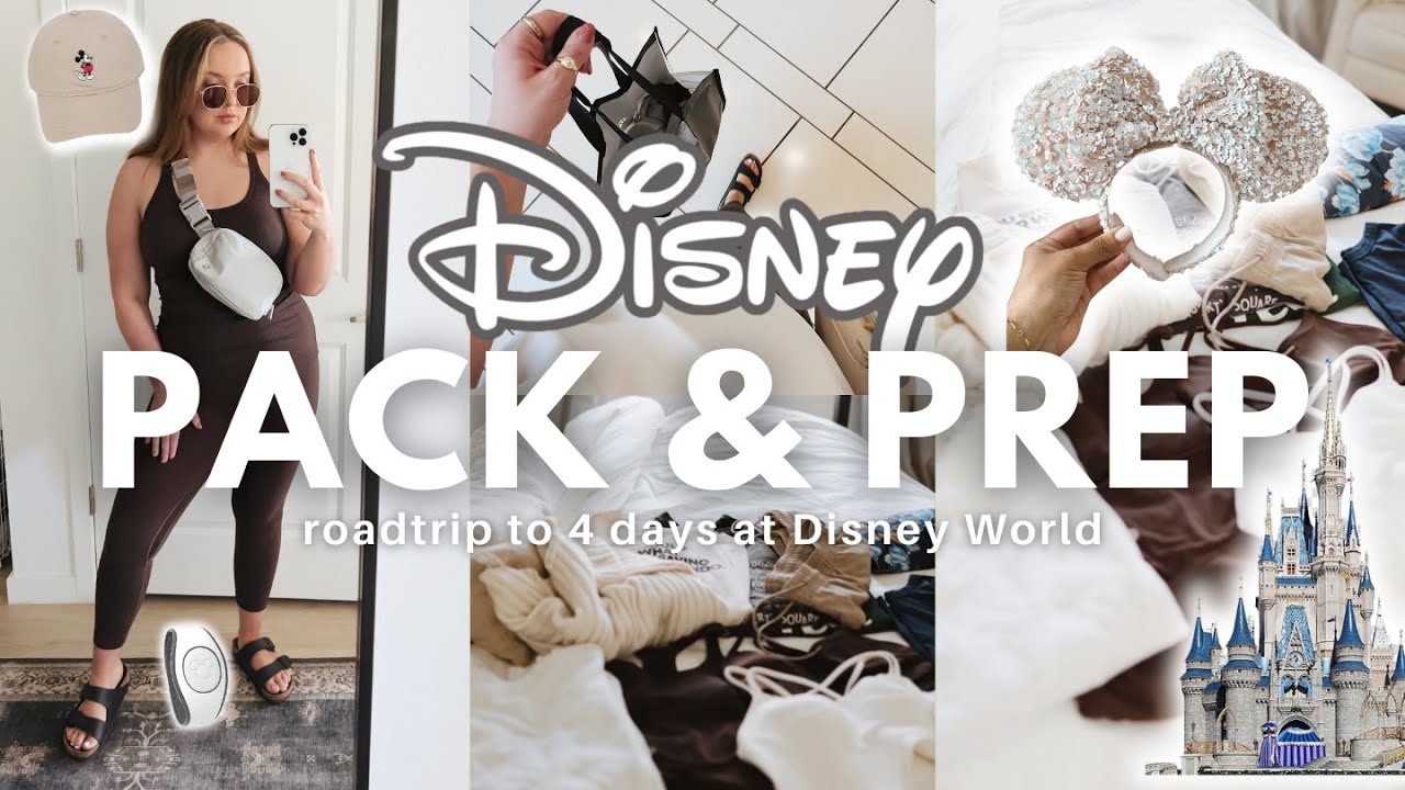 DISNEY WORLD PACK & PREP: what to bring to Disney + packing tips + HUGE Lululemon haul