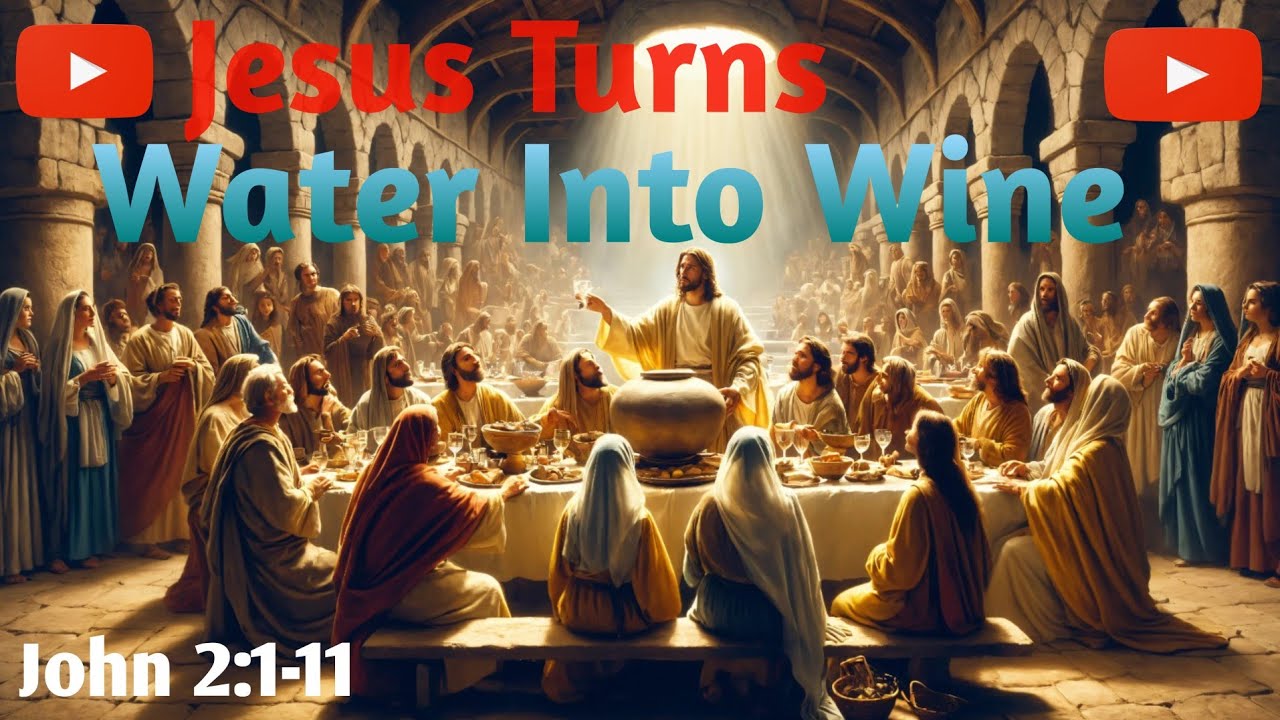 Jesus Turned The Water Into Wine I Water To Wine I God is Great I Christian Songs I
