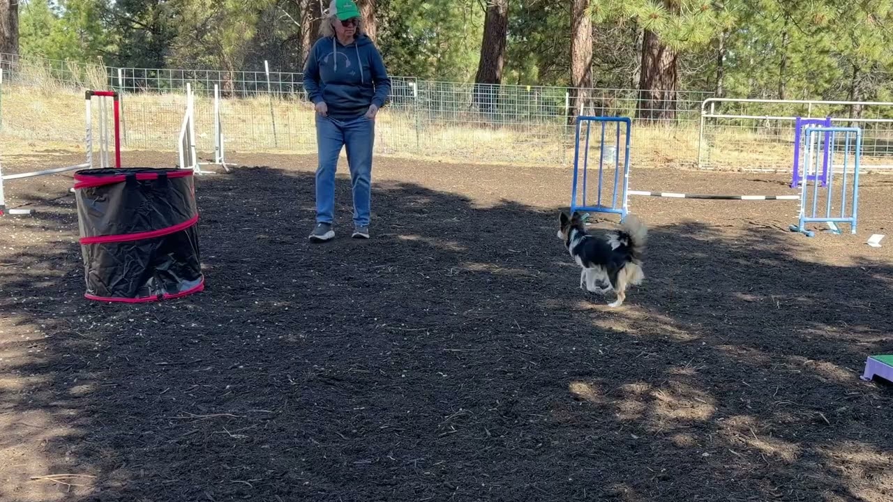 Ruth set up with send to dish and then barrel