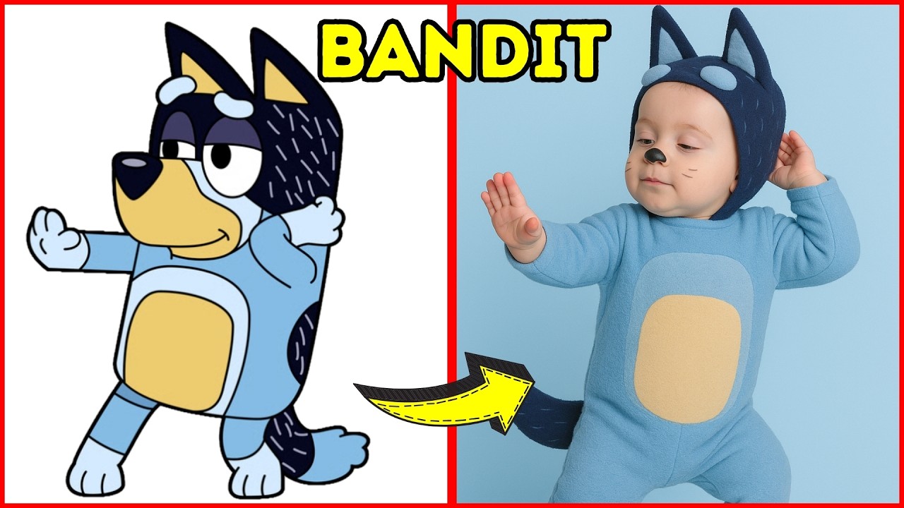 Bluey Characters as Real Life Humans &ndash; You Won&rsquo;t Believe Their Transformations! 😱👫