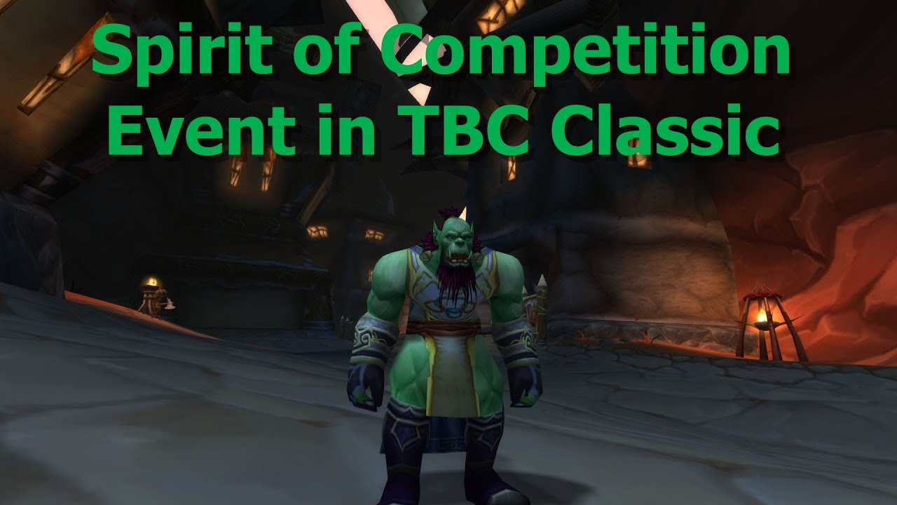 Spirit of Competition Event--Competitors Tabard  in TBC Classic