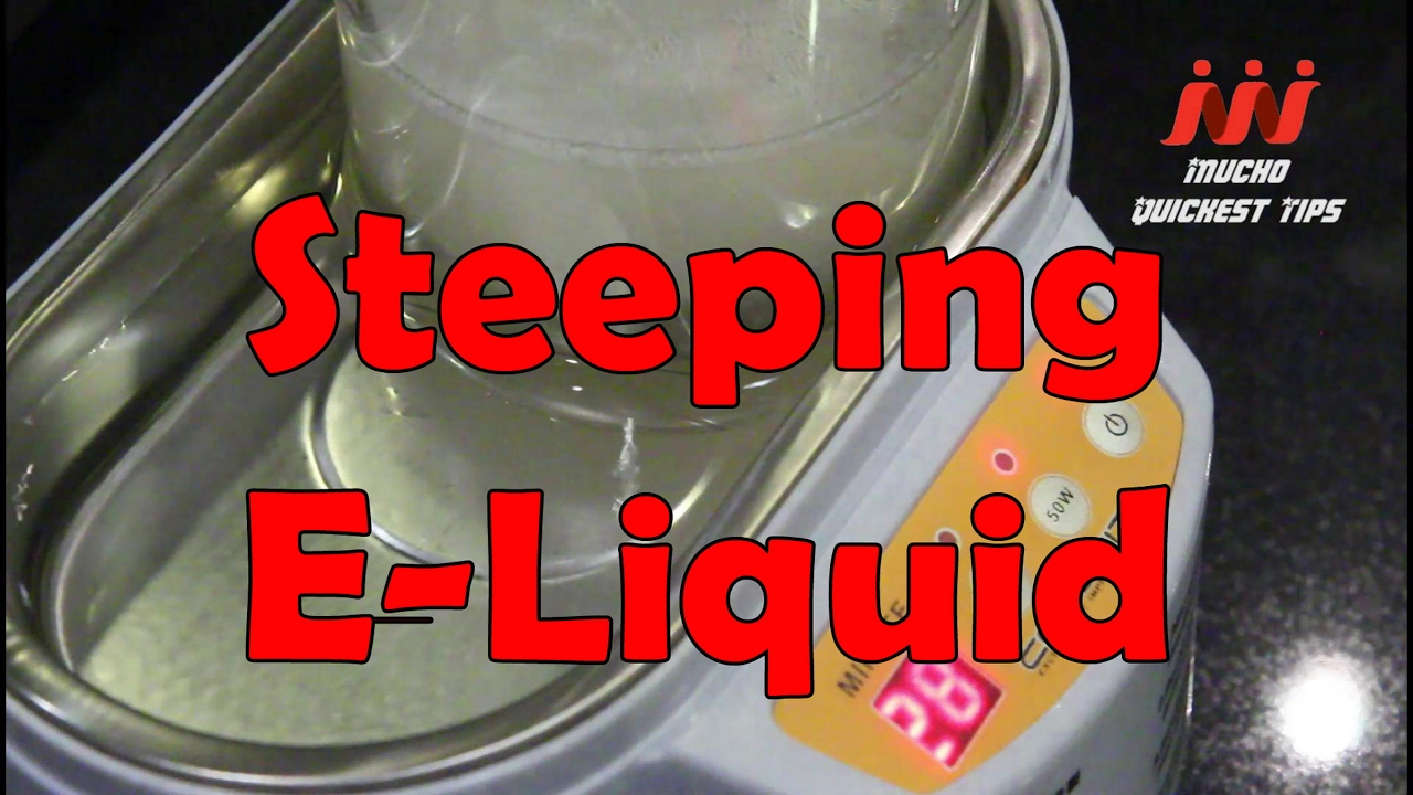 TIP#04 Ultrasonic Cleaners Fast Steeping E-Liquid -  عملية تعتيق الليكويد بالألتراسونيك
