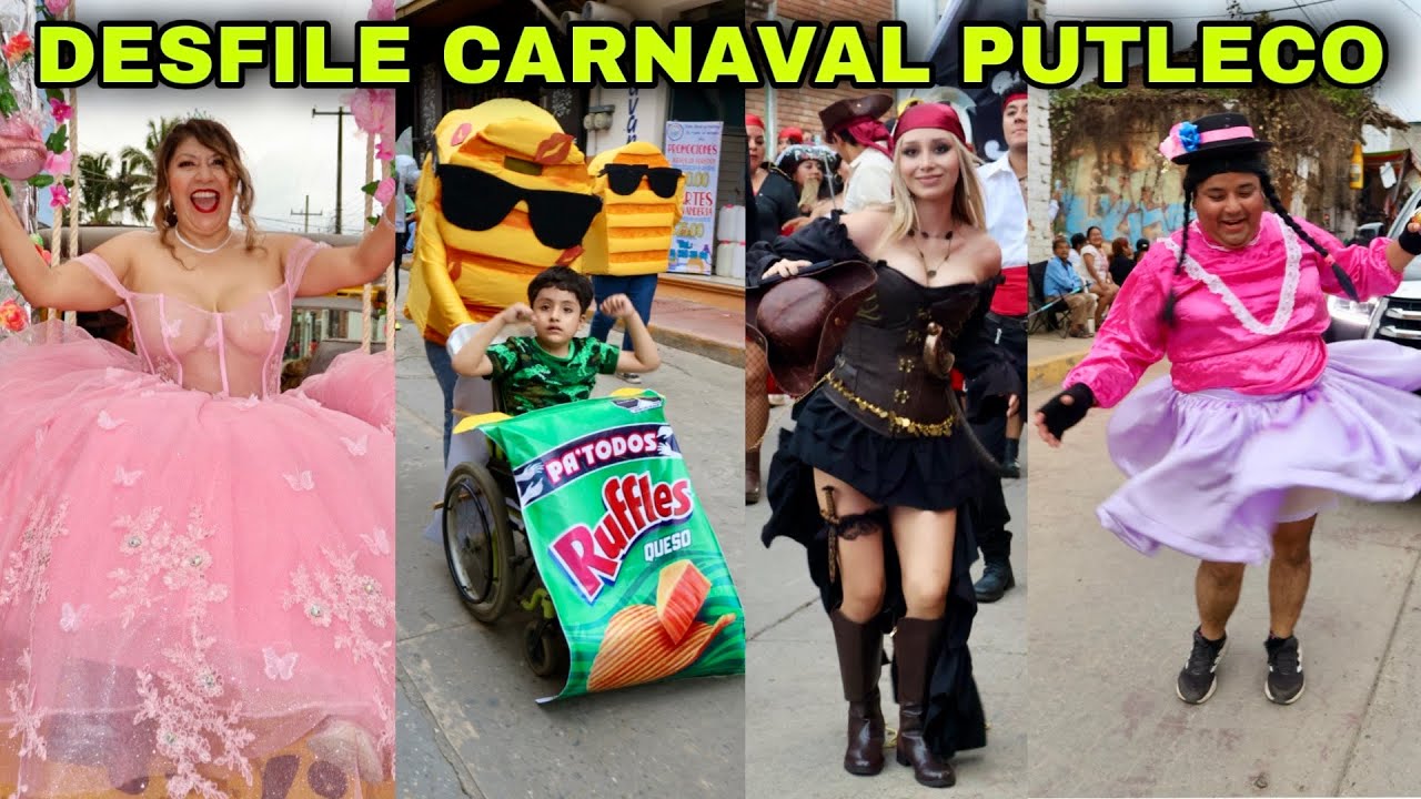 Desfile del CARNAVAL PUTLECO 2026 en Putla Oaxaca