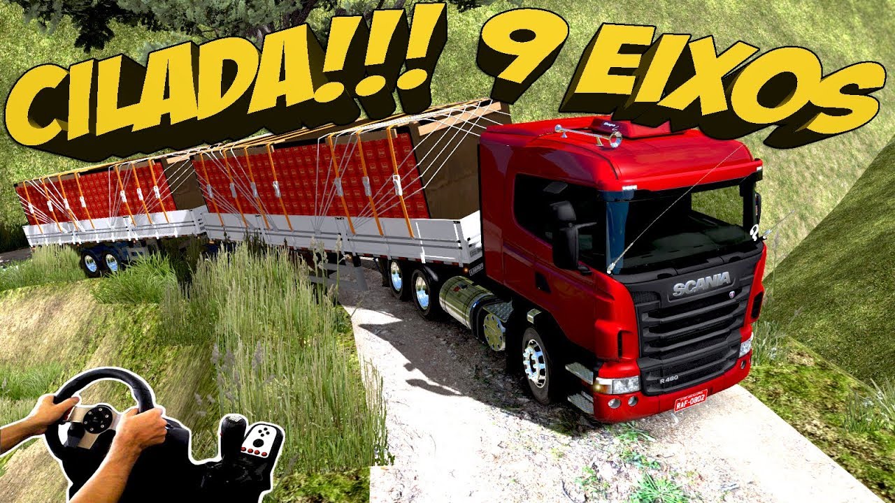 NÃO DEVIA TER PEGO ESSE CAMINHO - ESTRADA SINISTRA NO ETS 2 - G27!!!