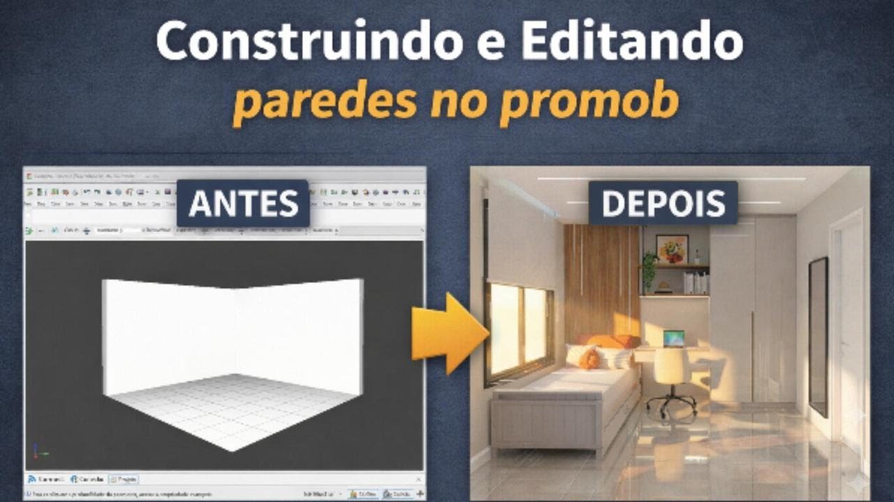 Aula 03: Construindo e Editando Paredes no Promob (Passo a Passo)