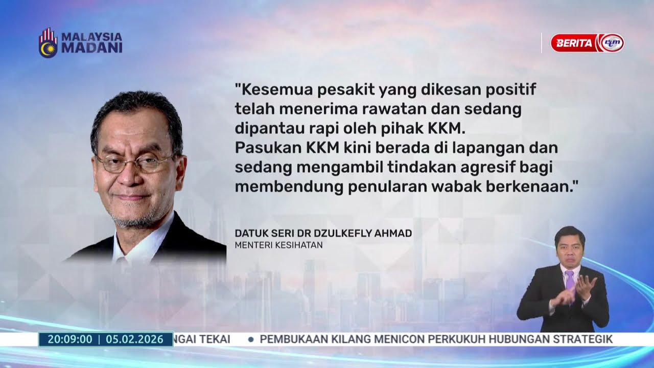 5 FEB 2026 -BP- SATU KLUSTER TIBI DIKESAN DI KOTA TINGGI: PASUKAN KKM DI LAPANGAN, BERTINDAK AGRESIF