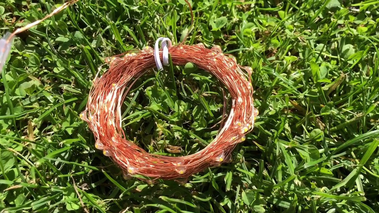 SPV Lights | 100 Warm White LED Copper Wire Solar String Lights