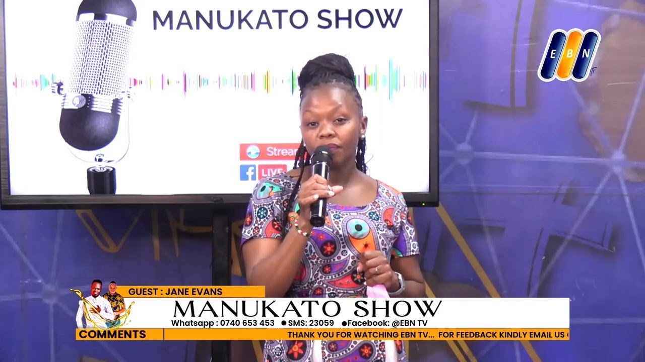 JANE EVANS MINISTERING AT EBN TV(MANUKATO SHOW) Hosted by Teddy Psalmist & Vdj shaw.
