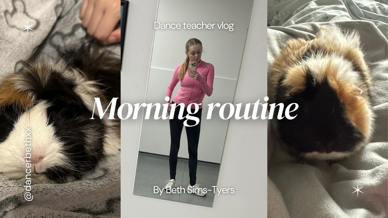 Slow & Productive Morning Routine as a Dance Teacher | skincare, journaling & gym