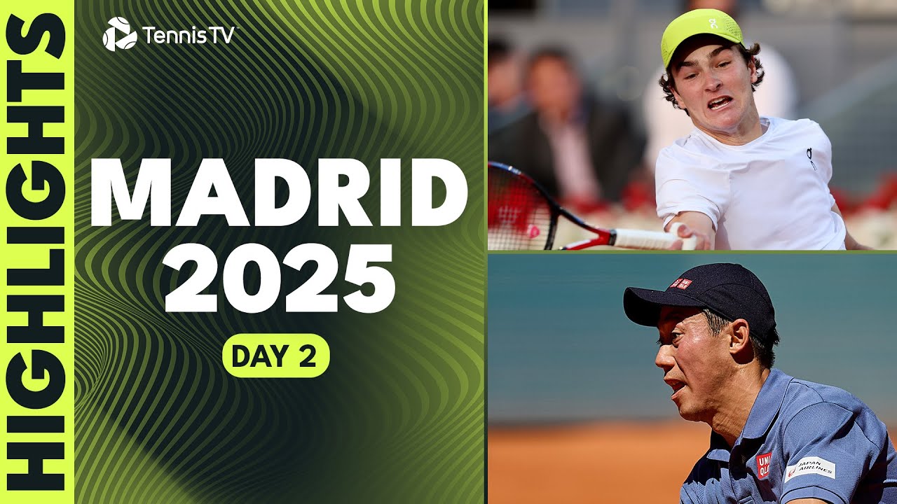 Fonseca Returns To Action; Nishikori, Sonego & Norrie Feature | Madrid 2025 Day 2 Highlights