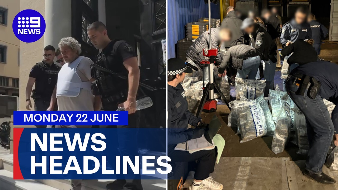 Wanted alleged murderer won't be extradited; Biggest cocaine bust ever | 9 News Australia