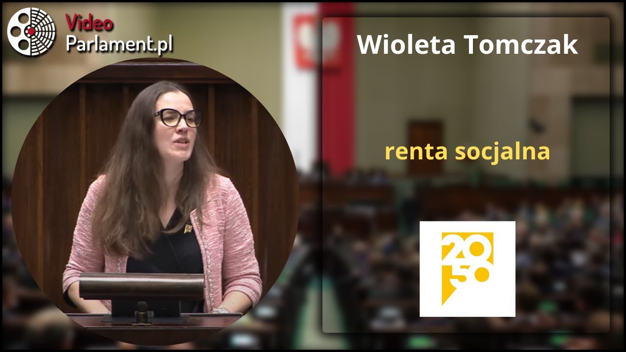 Wioleta Tomczak - o rencie socjalnej