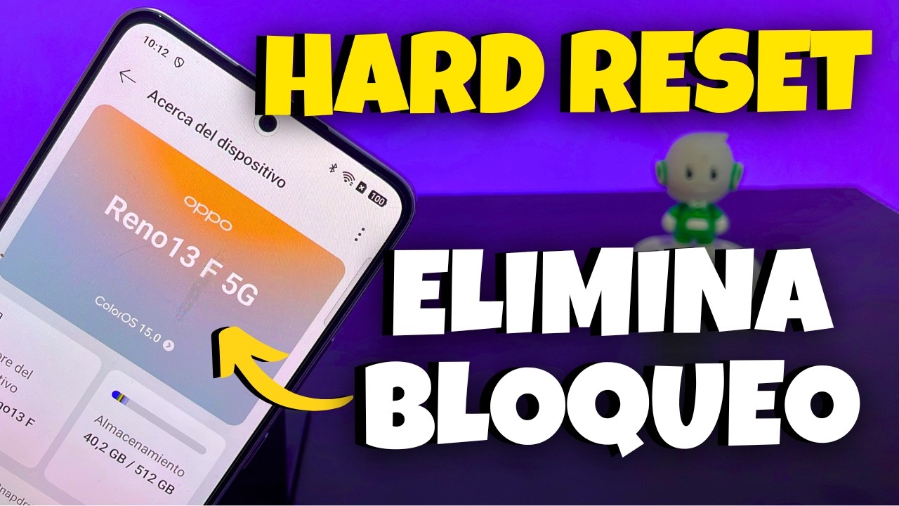 🔁 Hard Reset OPPO Reno 13F 5G 🔓 Restablecer y Borrar Todo ✅ Todas las Versiones #opporeno13f #reset