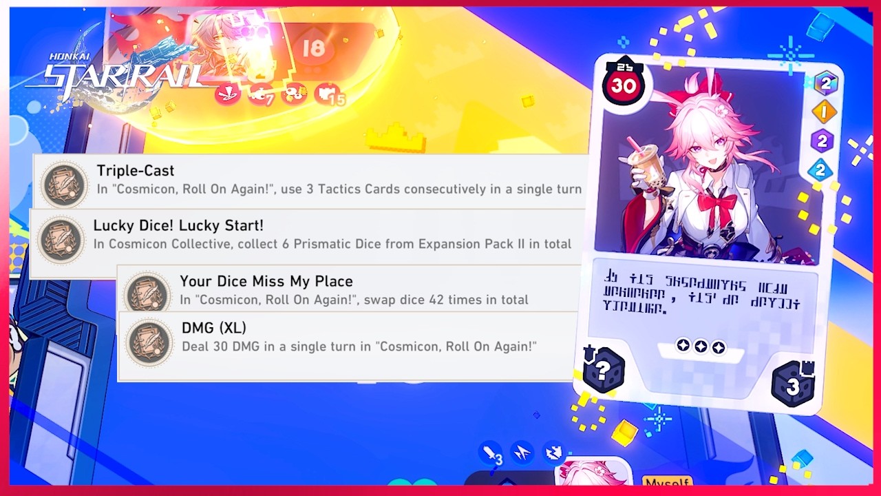 Cosmicon Roll On Again! [Hidden achievements] Honkai Star Rail 4.2